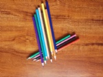 Wooden-Free Plastic 12 Color 7 Inch Pencil