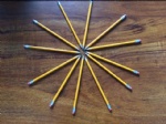HB yellow pencil with top eraser