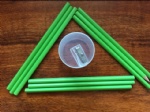 cheap Triangle without eraser custom standard wholesale plastic penci