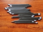 Hot Sale 12 pcs Plastic Pencil Black Lead Color and Black Barrel